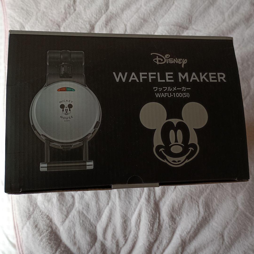 最終値下げ取説有 美品DisneyミッキーマウスワッフルメーカーWAFU-100