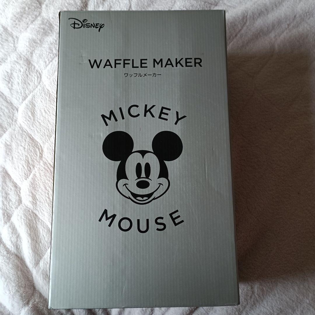 最終値下げ取説有 美品DisneyミッキーマウスワッフルメーカーWAFU-100