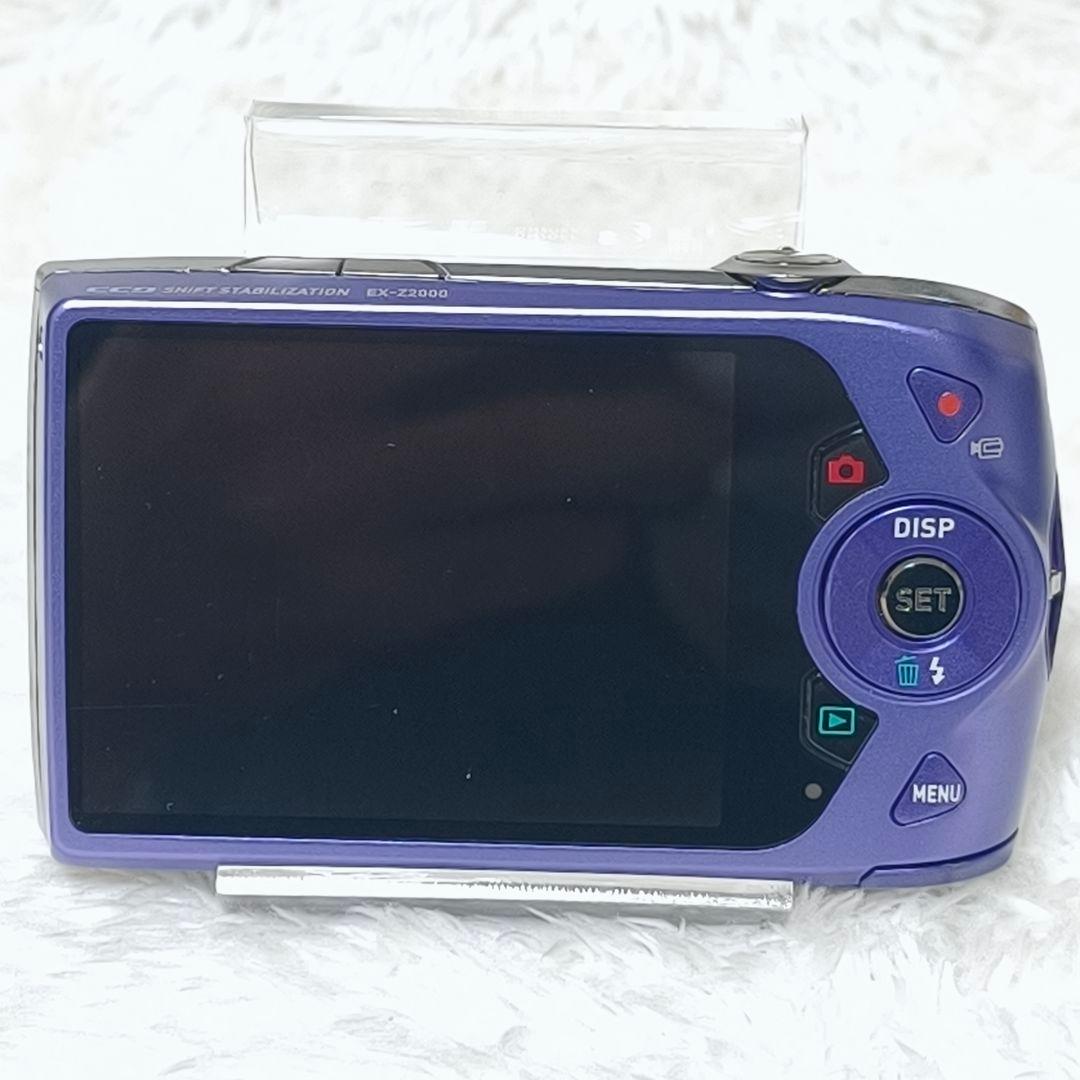 極美品✨CASIO EXILIM EX-Z2000 パープル オールドコンデジ