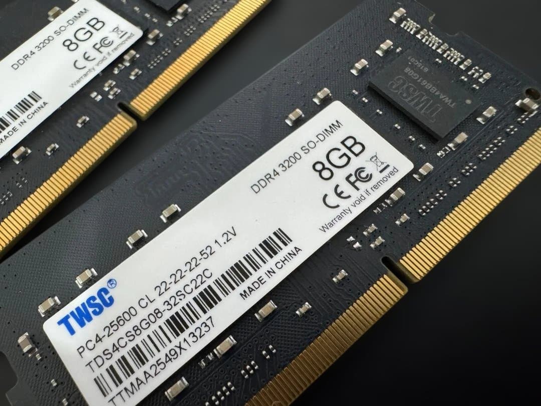 マ*ん様 TWSC DDR4 3200MHz 8GB２枚セット