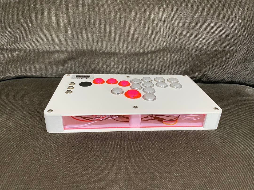 【再値下げ】PC/Switch2用 アクリルレバーレス Qanbaボタン COH