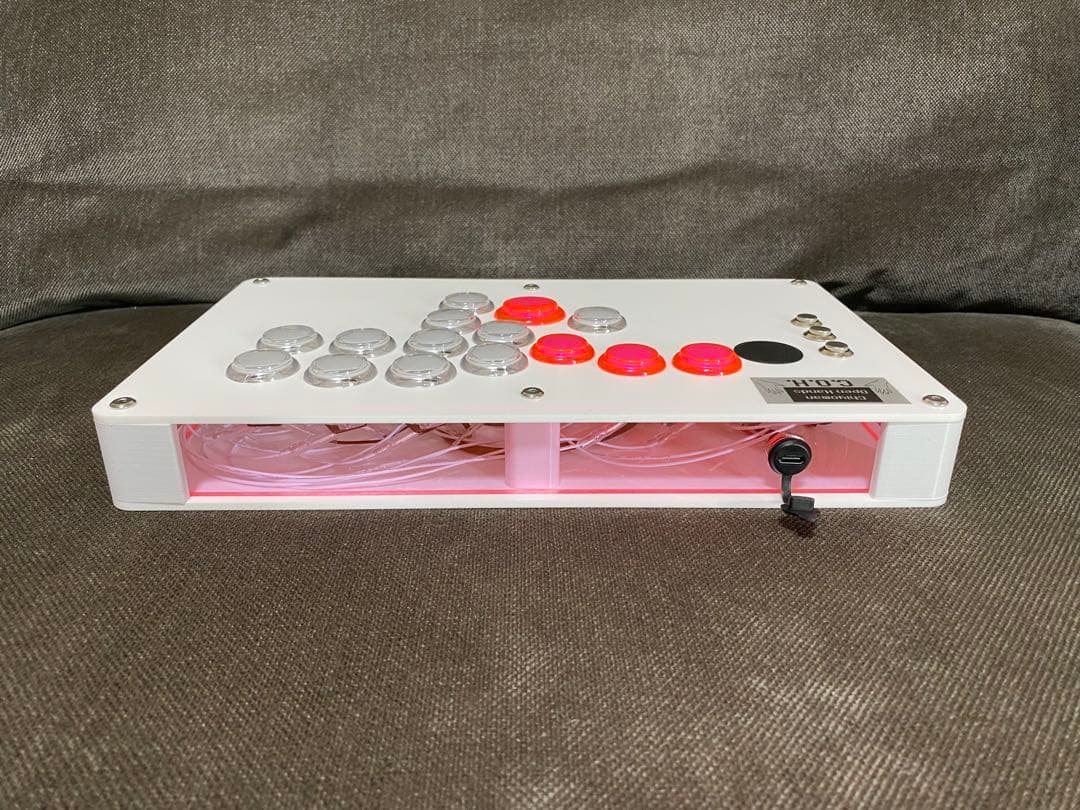 【再値下げ】PC/Switch2用 アクリルレバーレス Qanbaボタン COH