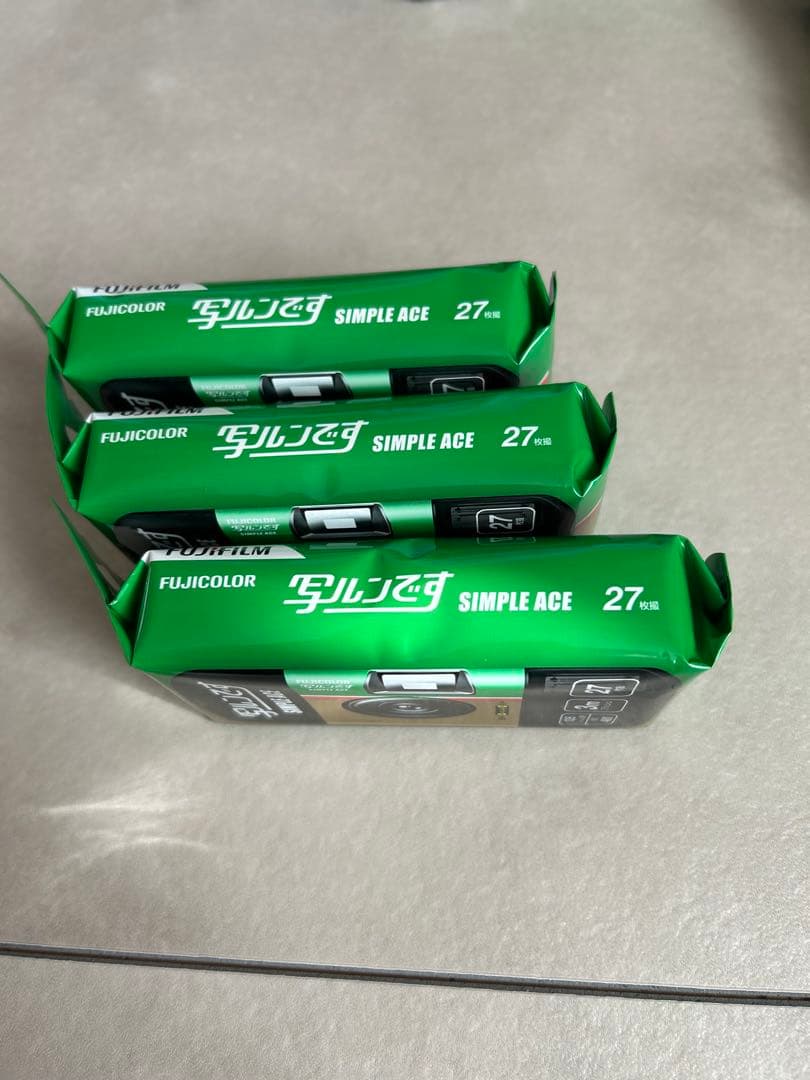 FUJICOLOR SIMPLE ACE フィルム 3本セット