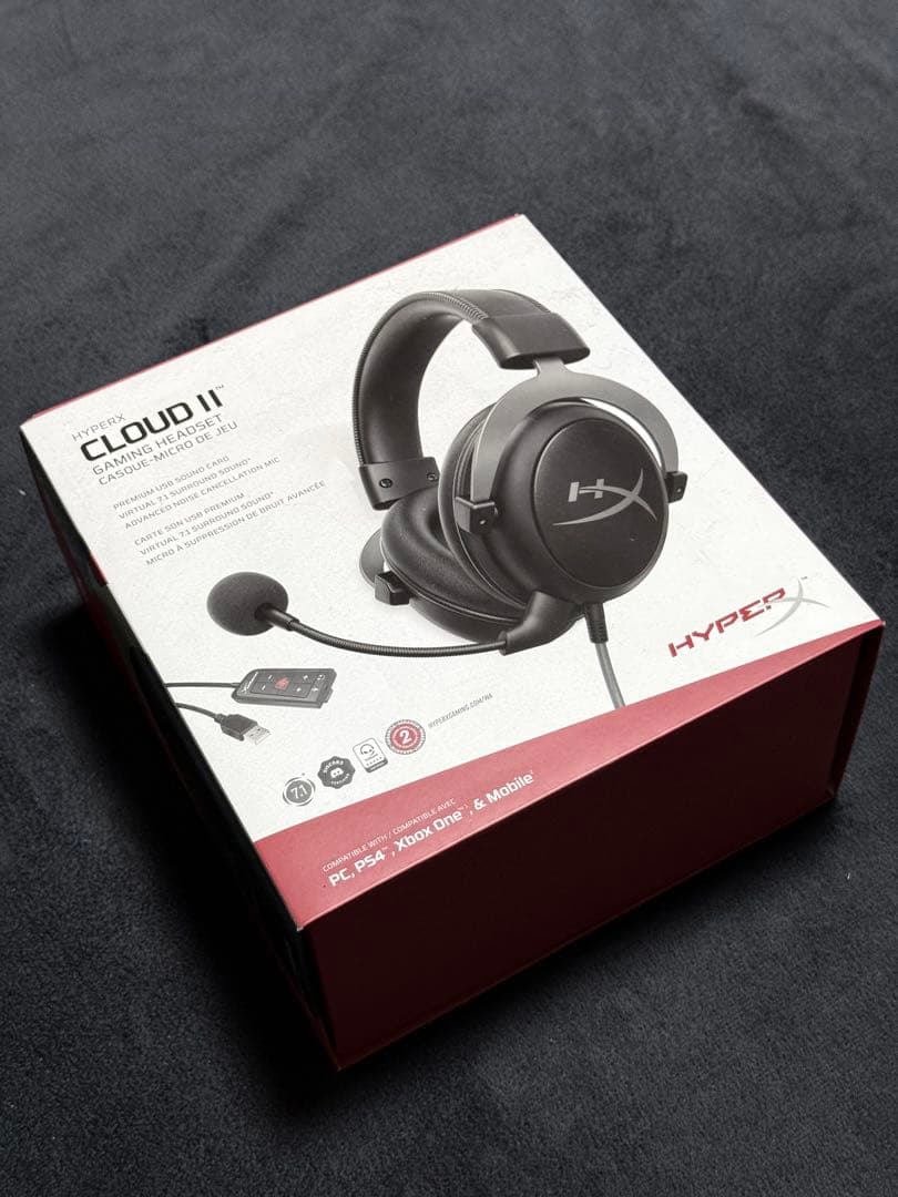 Kingston HyperX Cloud II ゲーミングヘッドセット
