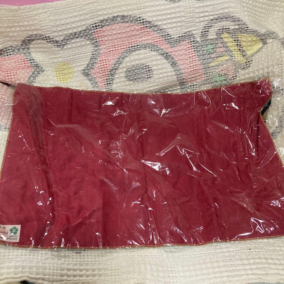 1970年　大阪万博　タペストリー　マット　布　色違い　2枚セット
