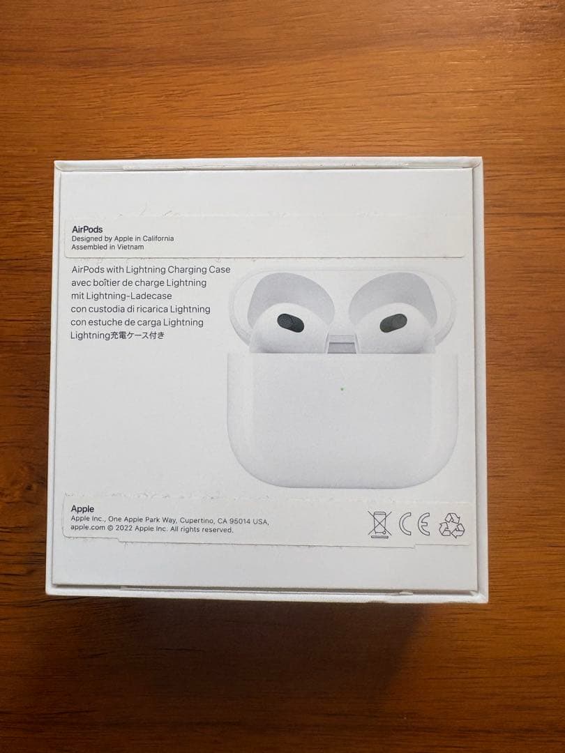 AirPods (第3世代) ホワイト 電源ケース付き