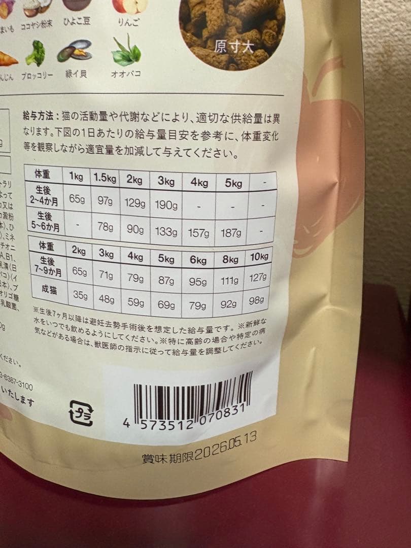 犬猫生活・生鶏肉 750g 猫用ドライフード・全年齢２袋・７月31日到着分