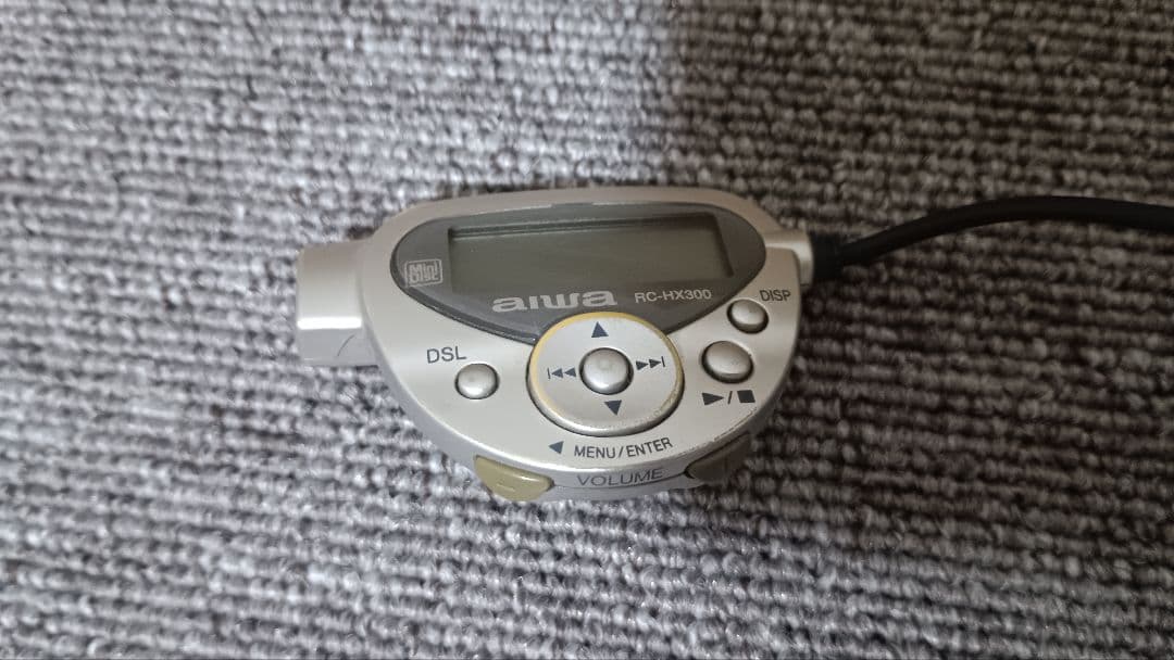 【ジャンク品】Aiwa AM-HX300 ポータブルMDプレーヤー