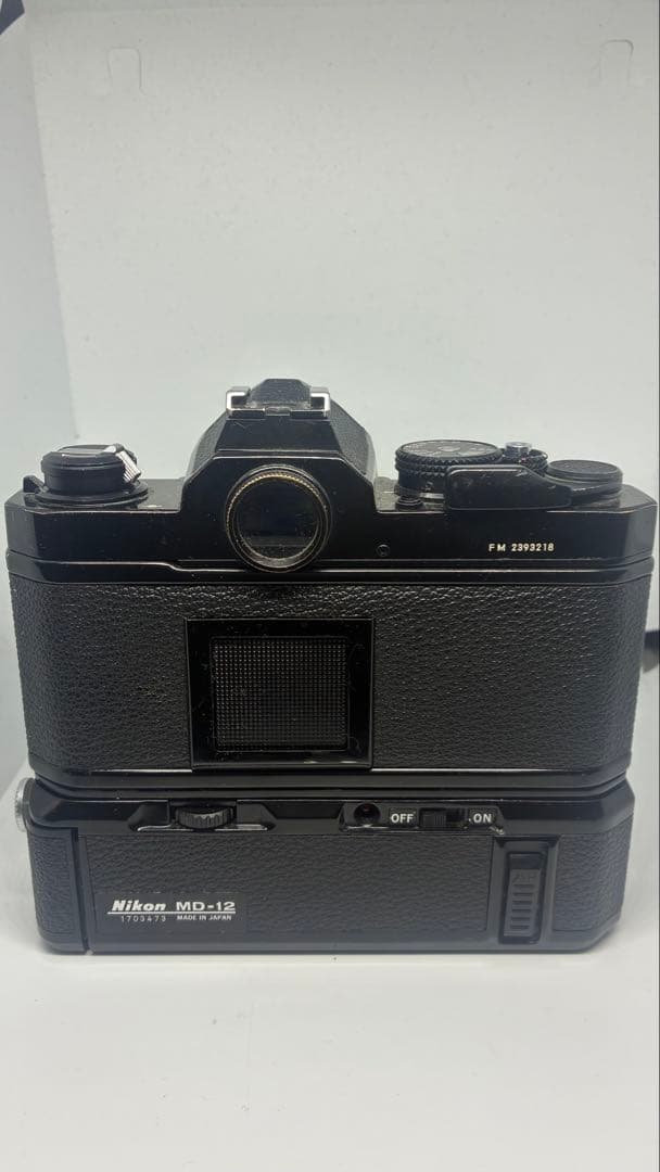 【ジャンク】Nikon FM フィルムカメラ モータードライブ付き