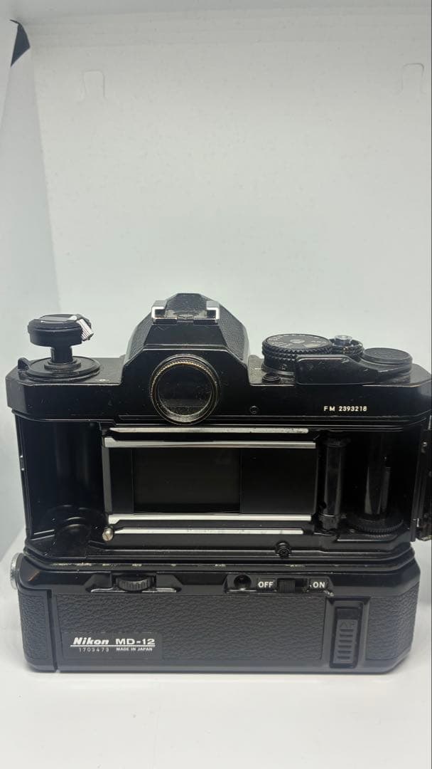 【ジャンク】Nikon FM フィルムカメラ モータードライブ付き