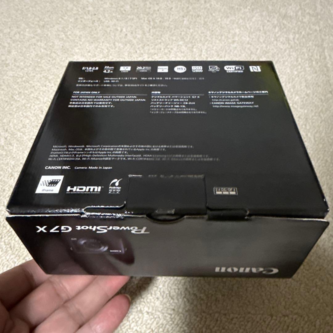 Canon Power Shot G7 X 箱あり 付属品完備 超美品