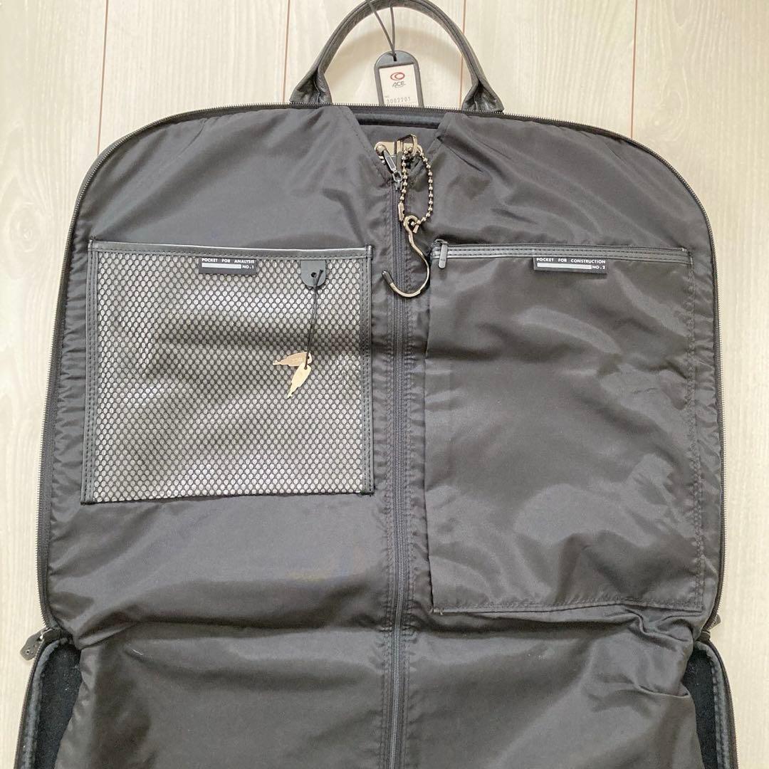 【極美品】ACE エース　 EXACT イグザクト ガーメントバッグ　黒