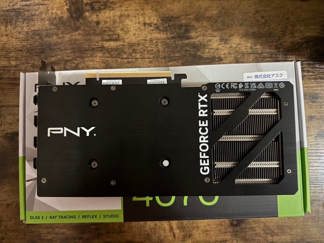 ジャンク　RTX 4070super グラフィックボード