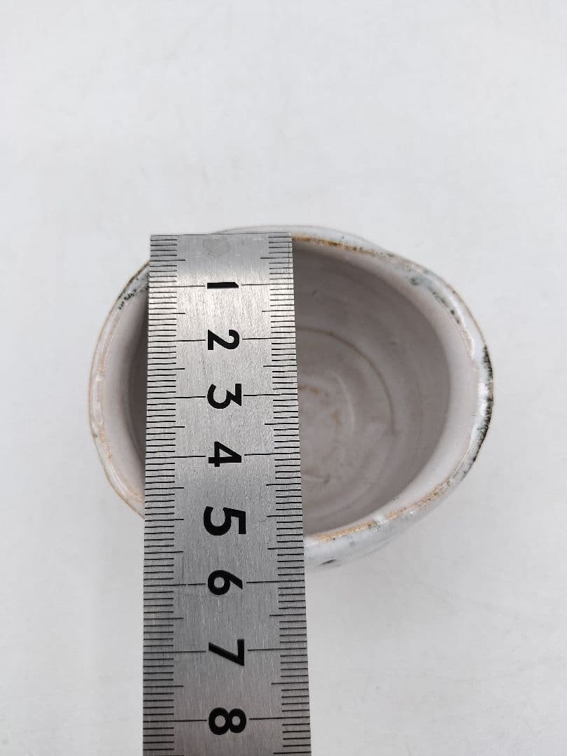 d005【新品・未使用】ぐい呑 萩焼 5客入 渋谷泥詩 木箱 茶道具