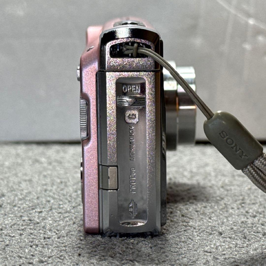 訳あり SONY DSC-W80 ピンク スマホ転送用USBコネクタ付属