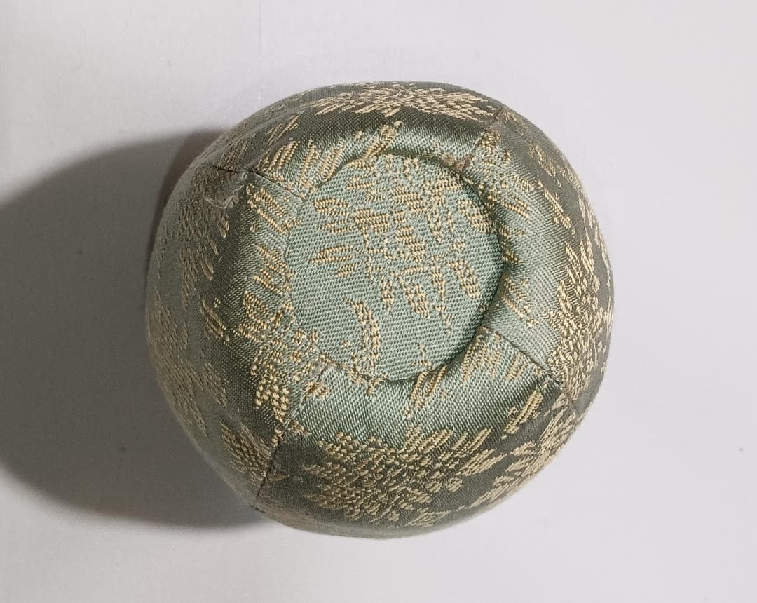 茶道具　京都清水焼　平安喜山作　文琳茶入　山椒緞子仕覆付き　超美品！！
