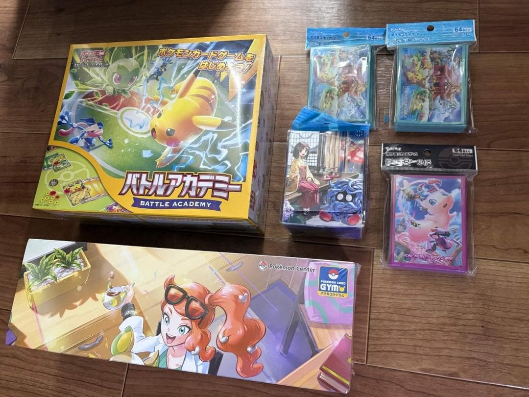 新品 バトルアカデミー ラバープレイマット ソニア デッキシールド etc