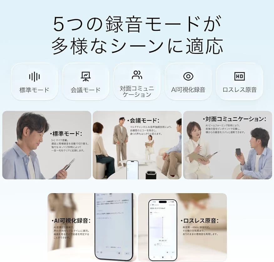 TALIX DingTalk A1 AIアシスタント ボイスレコーダー 音声録音