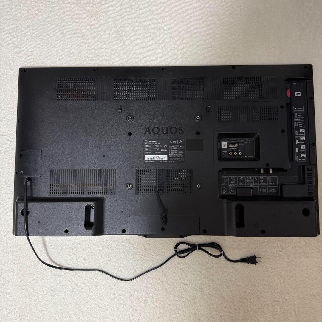 SHARP 液晶4K 40V型 アクオス LC-40U30 2015年製　脚無し