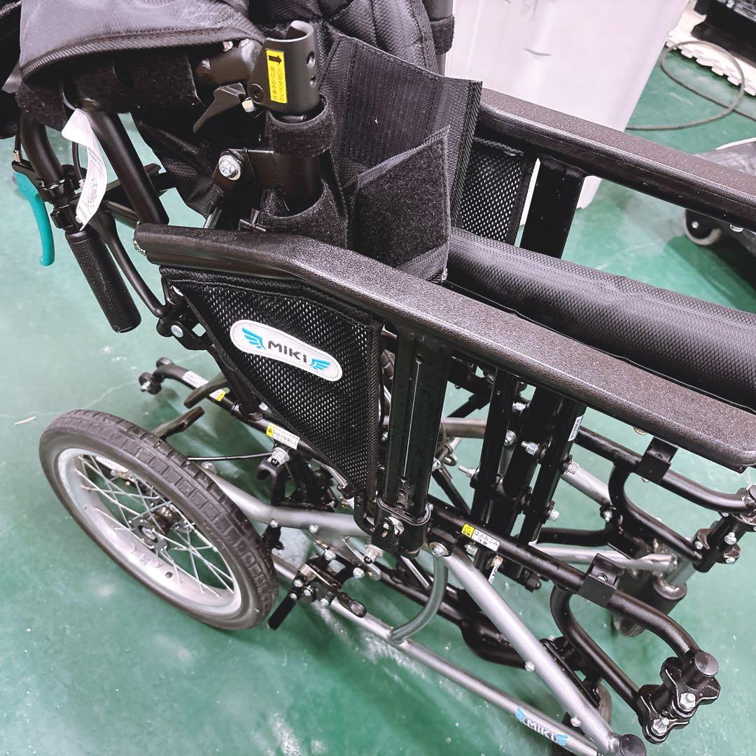 CRT-WR Miki介助型車椅子 ティルト リクライニング 車椅子介助式