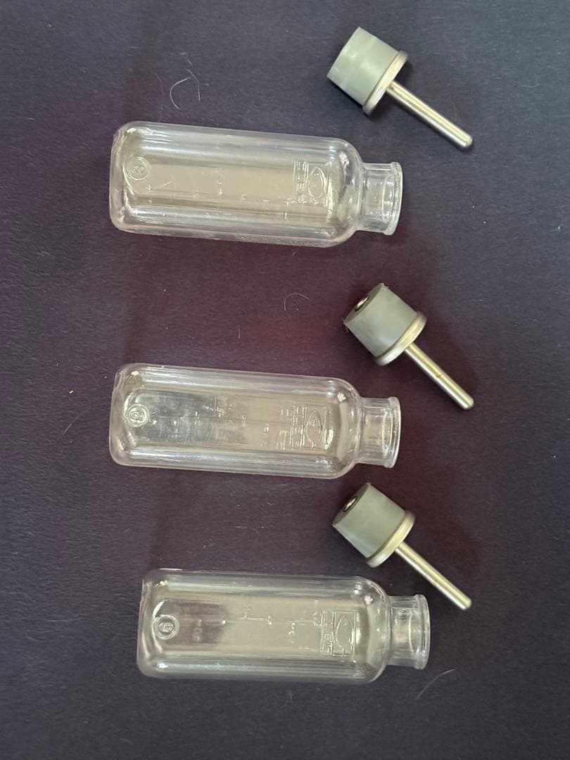 プラスチックケージ 3つセット 給水ボトル付き