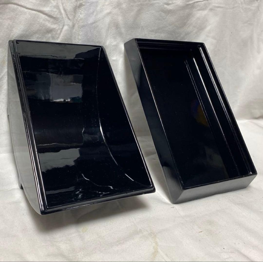 日本伝統工芸品 黒漆器 トンボ柄象嵌入り装飾 美品