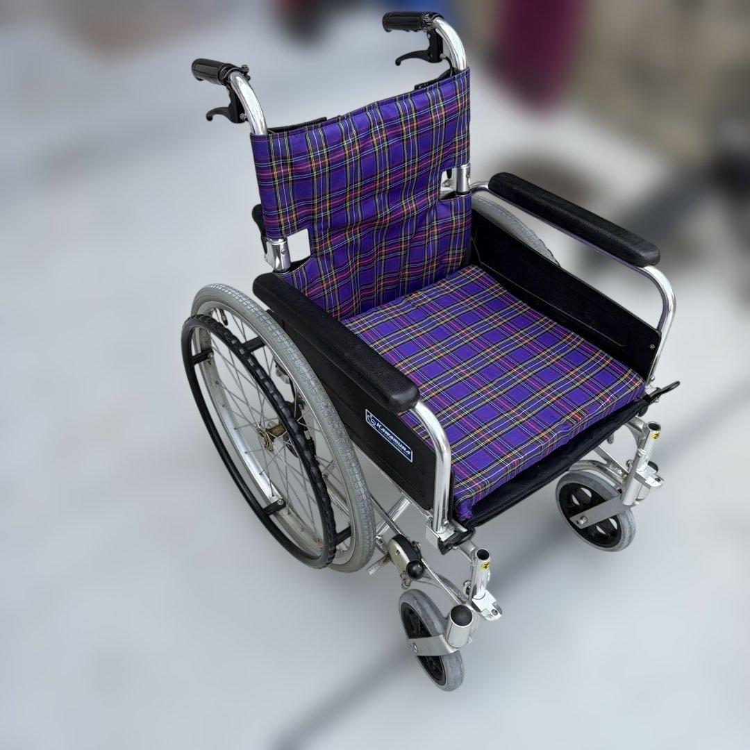訳あり カワムラサイクル 車椅子 自走式 折りたたみ