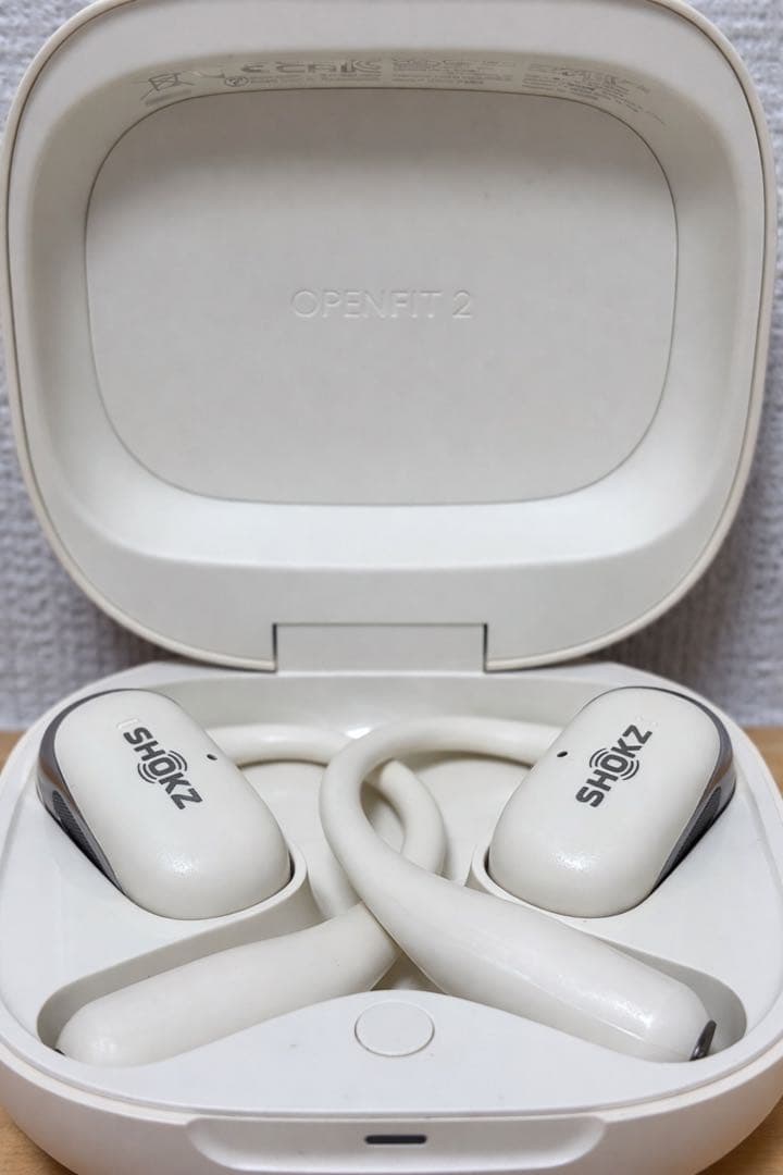 【超美品】ShokzOpenFit 2 ベージュ