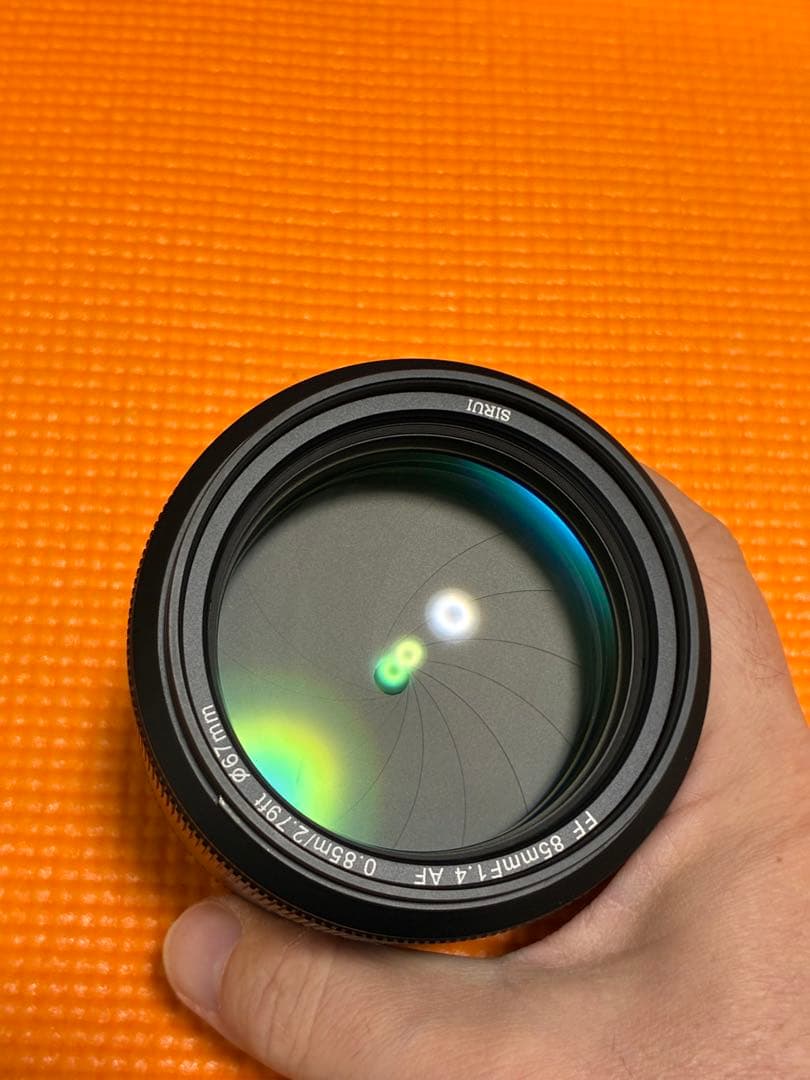 Sirui Aurora 85mm F1.4 ソニーEマウント　フィルター付き