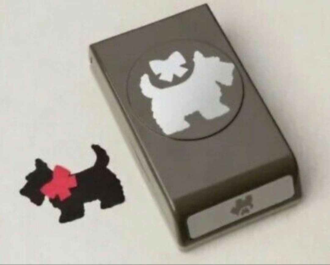 未使用　可愛すぎっ！スコッティドッグパンチ　犬パンチ　スタンピンアップ