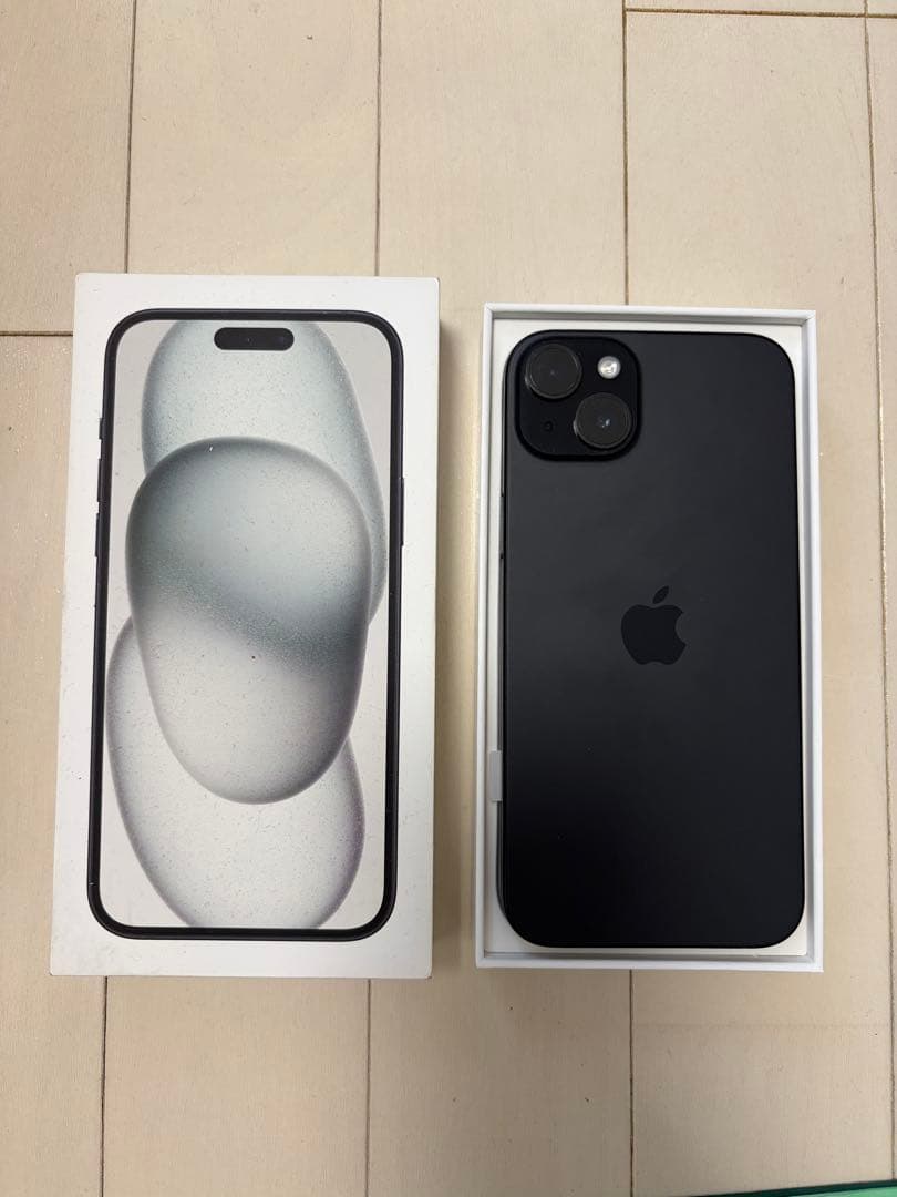 Apple iPhone 15 plus ブラック 本体