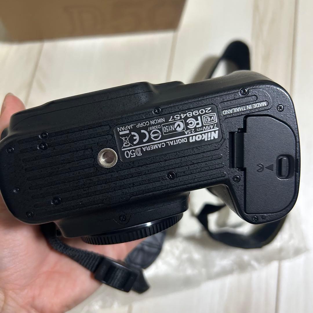 電源・動作OK レア 箱付 スマホ転送可 Nikon D50 一眼レフ デジカメ