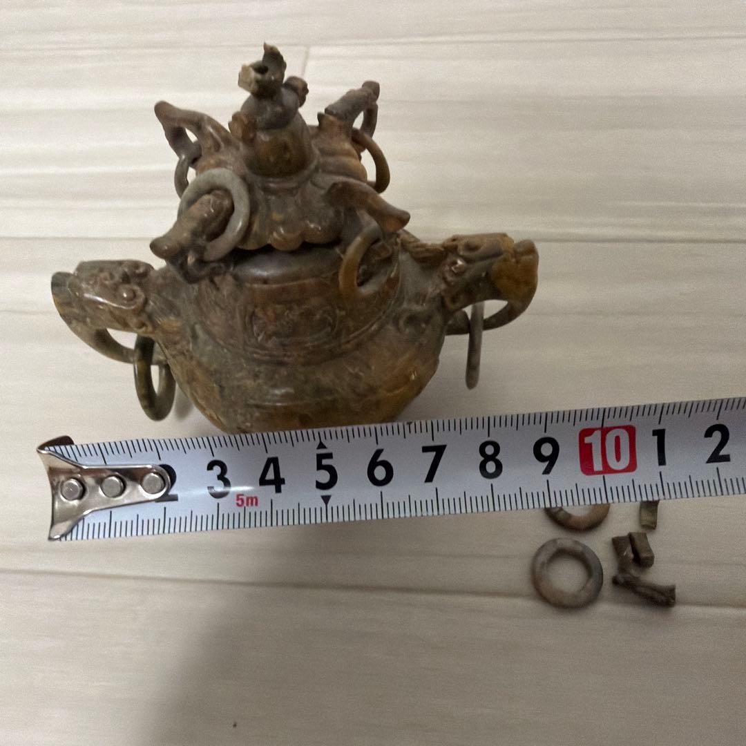 香炉　レトロ　時代不明　割れあり。 時代不明