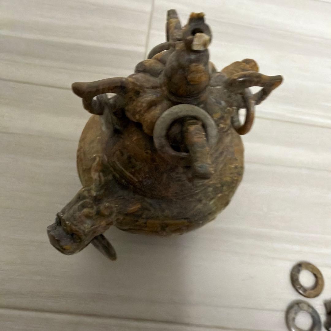 香炉　レトロ　時代不明　割れあり。 時代不明