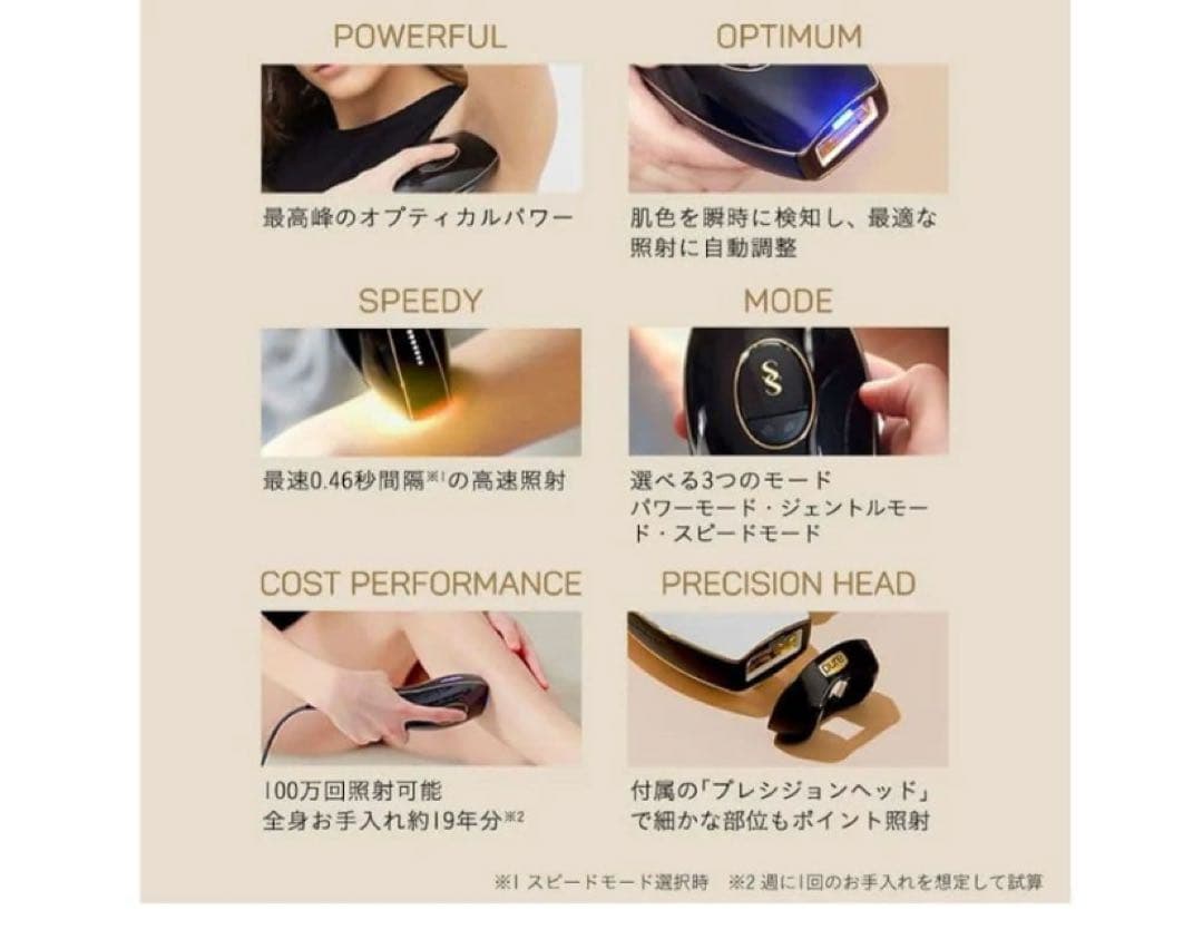 光脱毛器 スムーズスキン pure fit 脱毛器 バニティバッグ収納付き