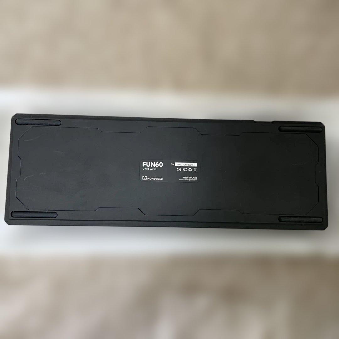 値引き‼️FUN60 Ultra キーボード 本体　有線モデル