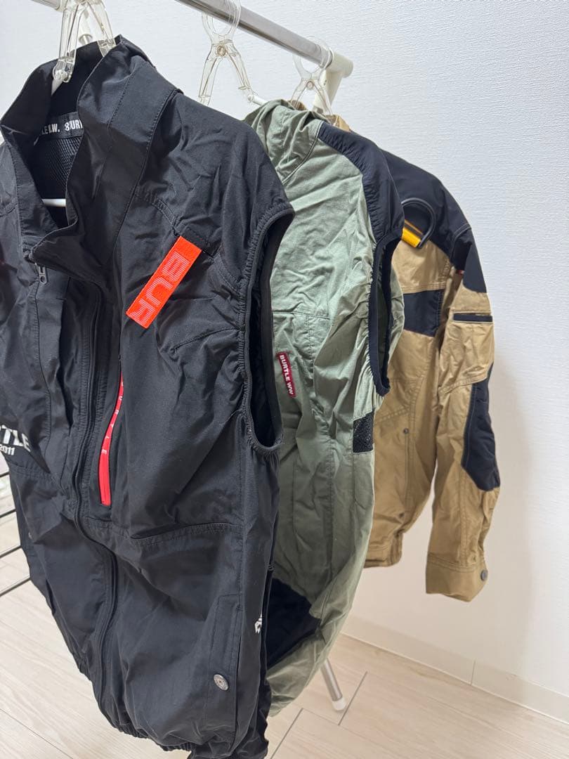 美品　BURTLE AIRCRAFT 空調服 SET