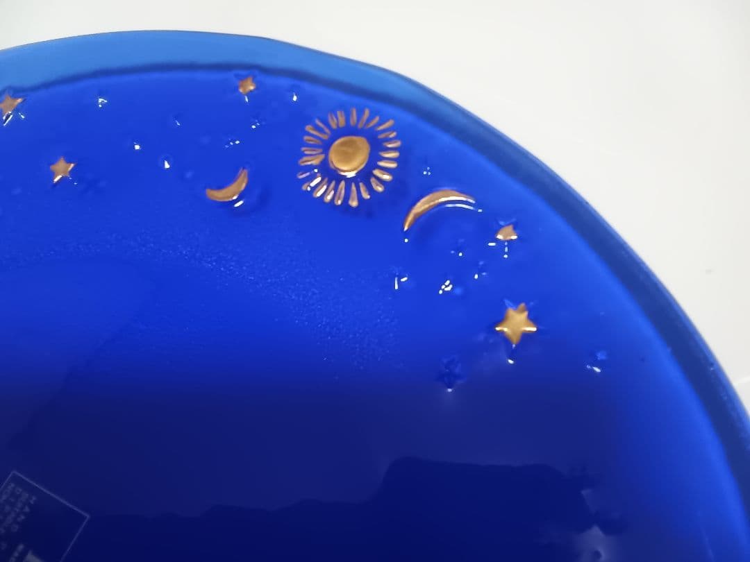未使用　イタリアIVV 社製　皿　プレート　ブルー
