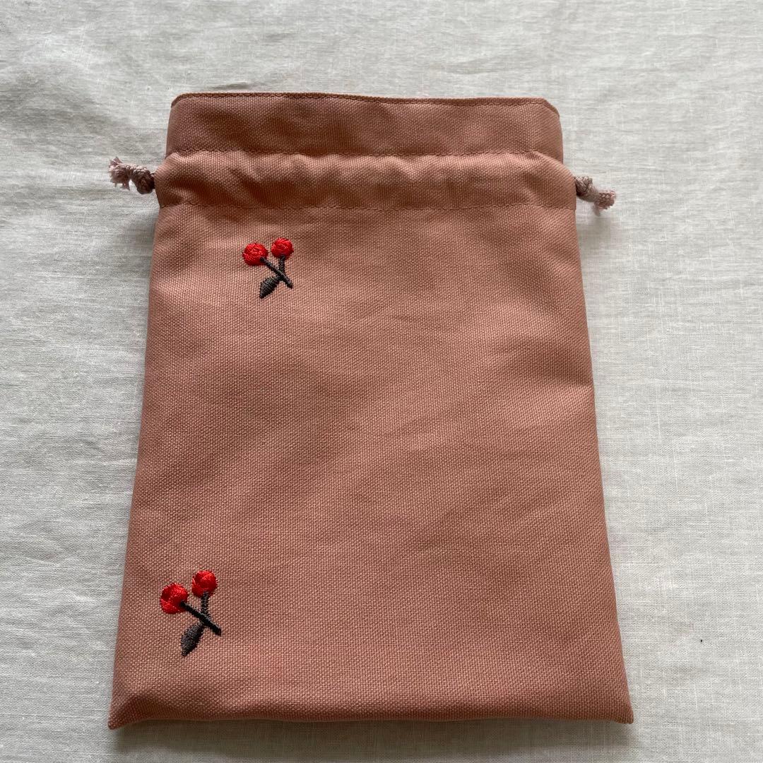 ハンドメイド♡さくらんぼ巾着