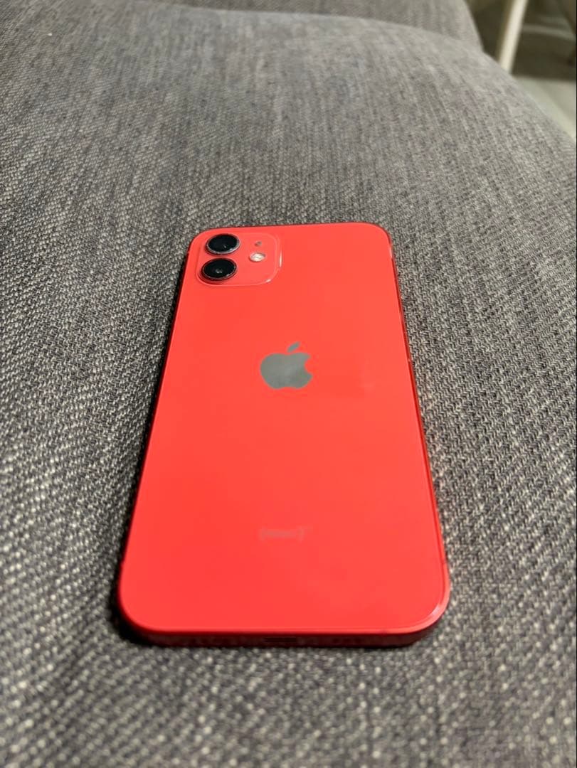 【美品】iPhone12 レッド64GB SIMフリー