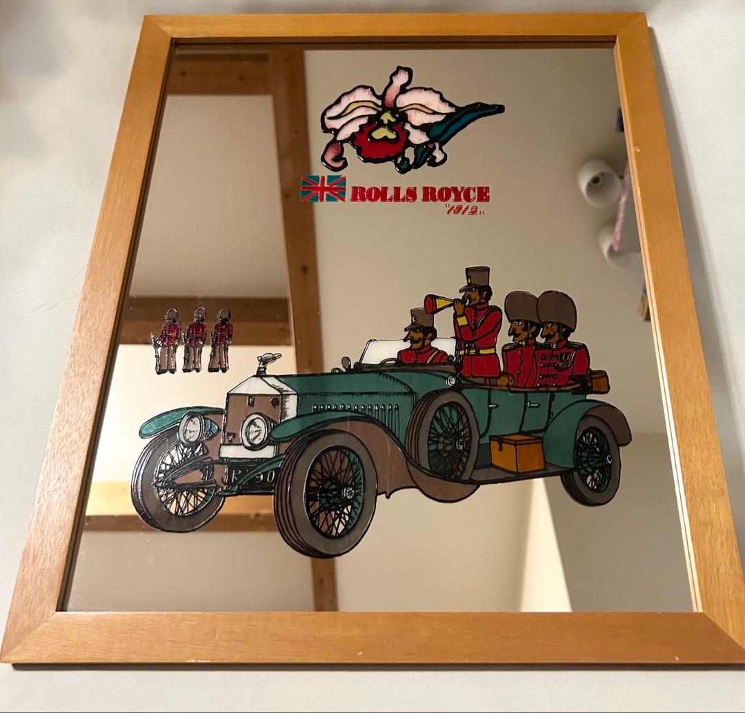 ロールスロイス ROLLS ROYCE 1912 パブミラー 希少 レア 骨董