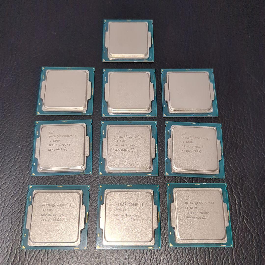 10個セット！動作確認済み！Intel Core i3-6100 CPU