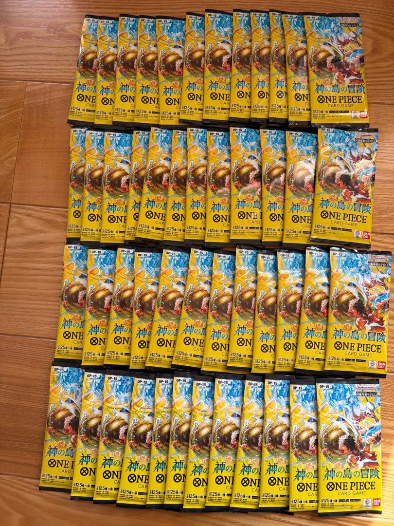 ワンピースカード　神の島の冒険　2ボックス分　48パック