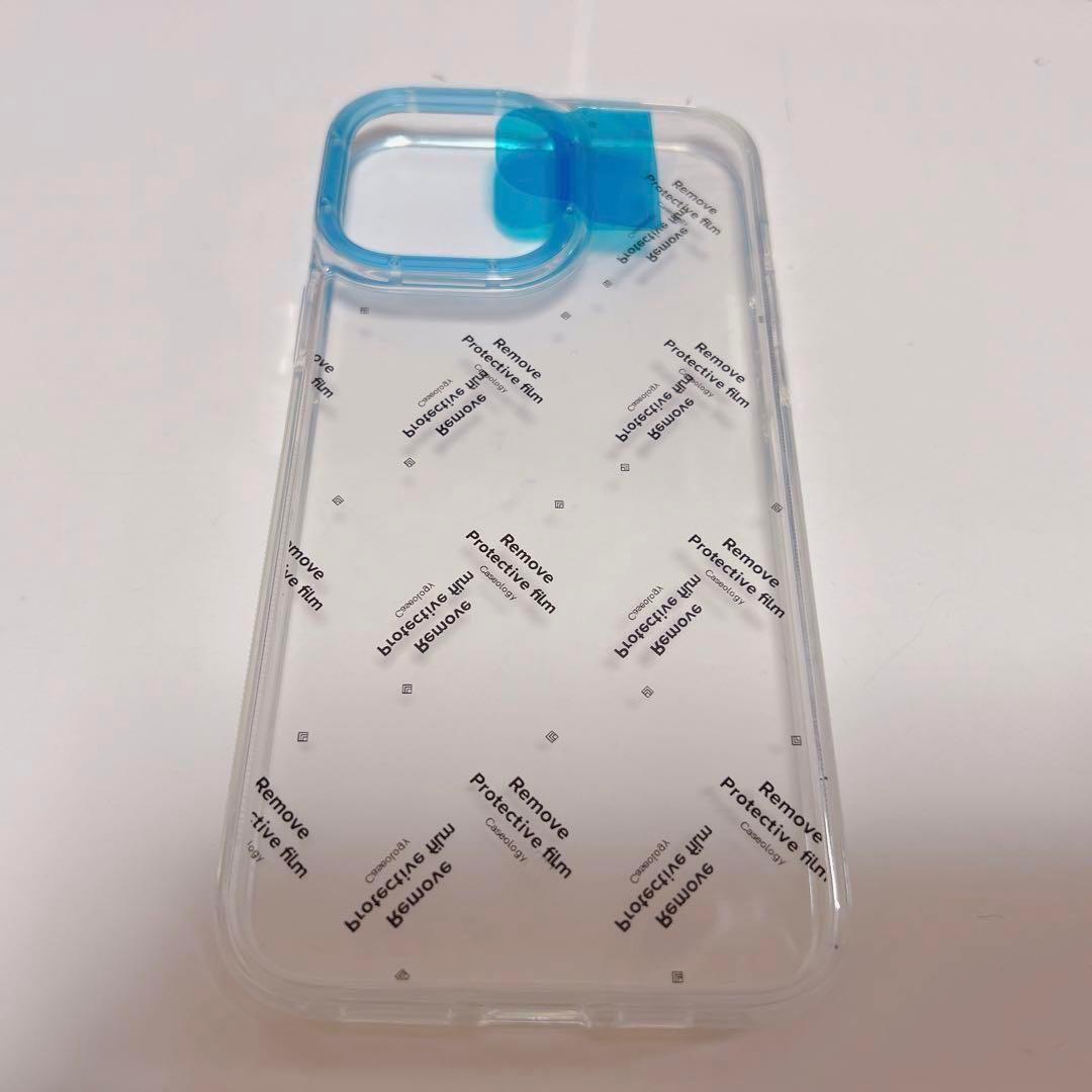 iPhone13 Pro MAXケース　ローヤルスカイブルー