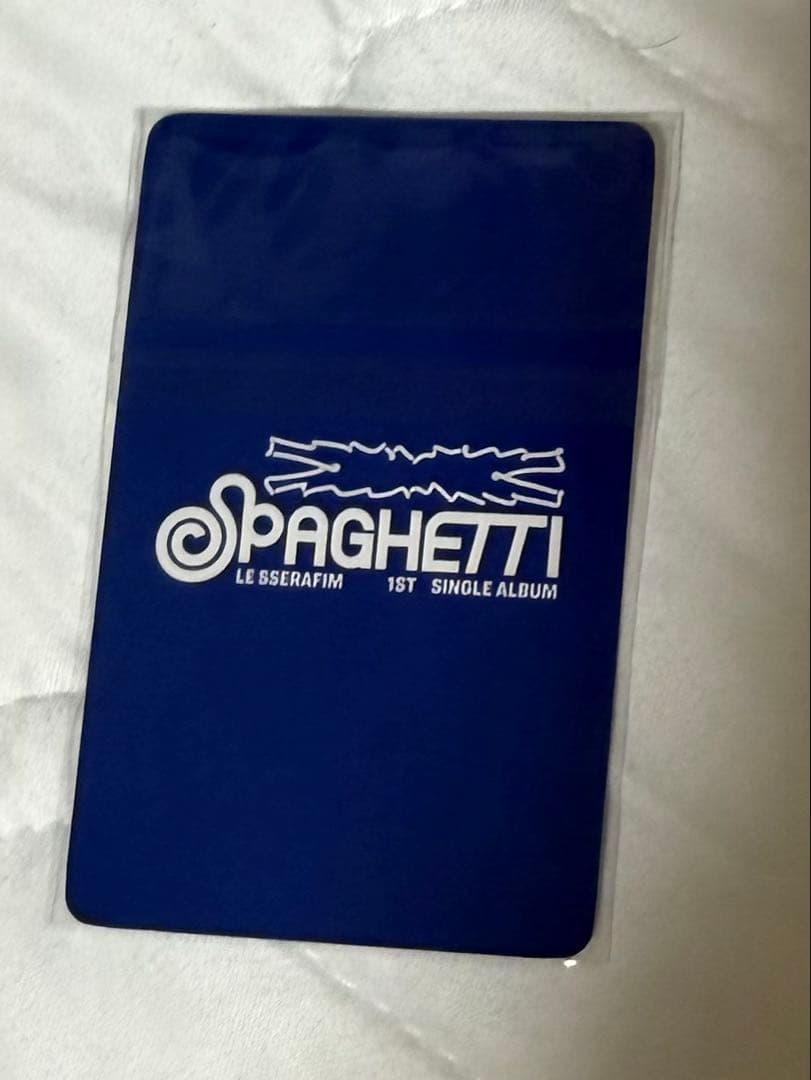 LE SSERAFIM SPAGHETTI 直筆サイン サクラ
