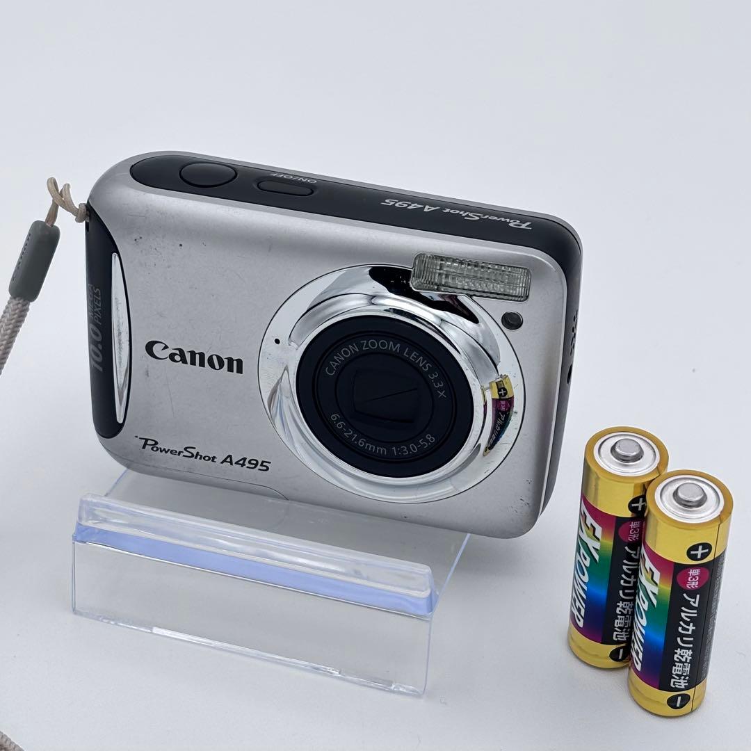 Canon PowerShot A495 デジタルカメラ 1000万画素 動作品