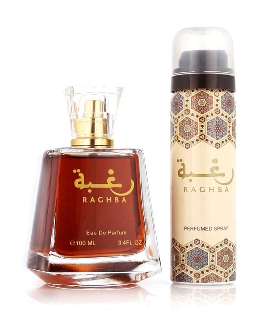 Raghba 香水 100ml & パフュームスプレーのセット 50 ml