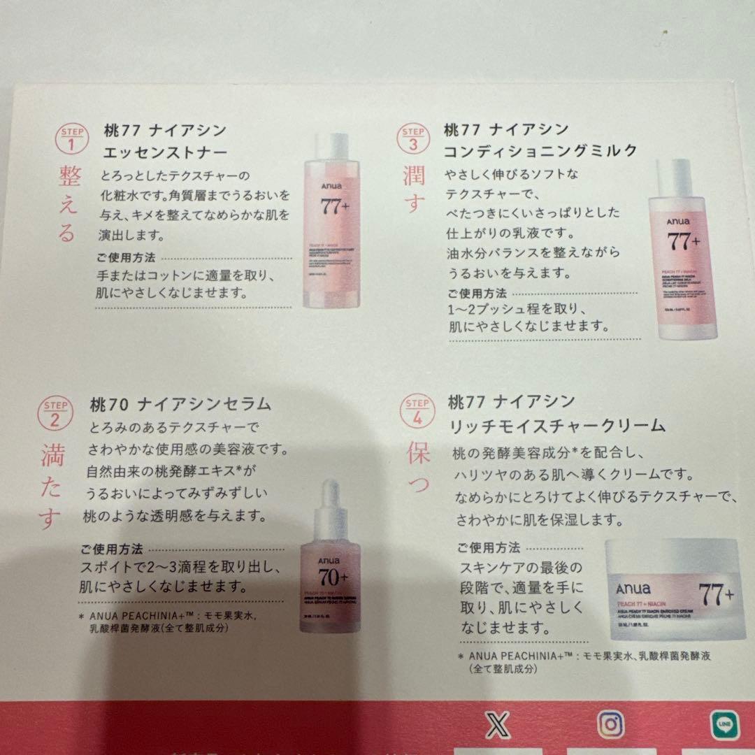 ANUA PEACH 77+ ナイアシンセット