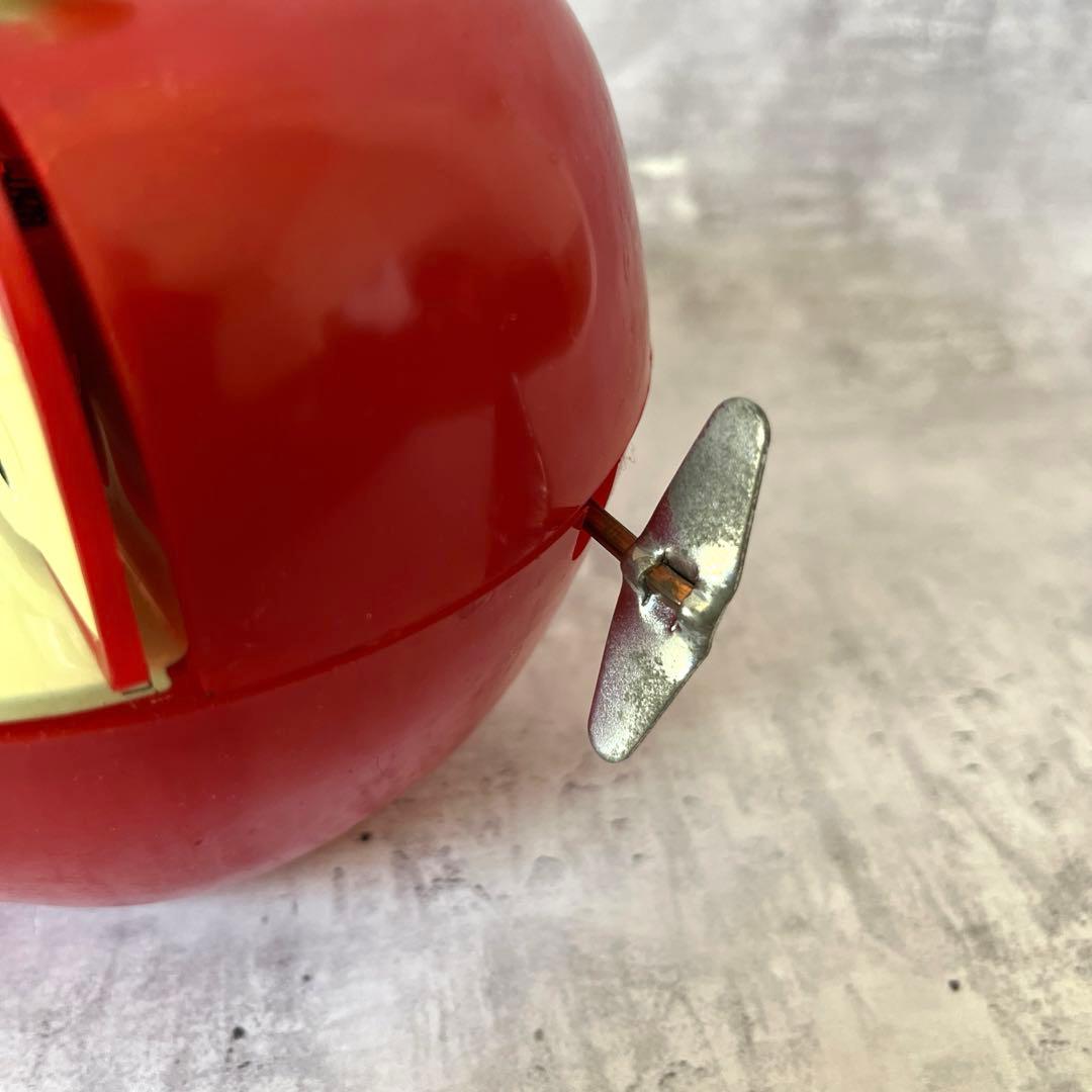 日本製 YONE APPLE BANK りんご ブリキ 貯金箱 昭和 レトロ