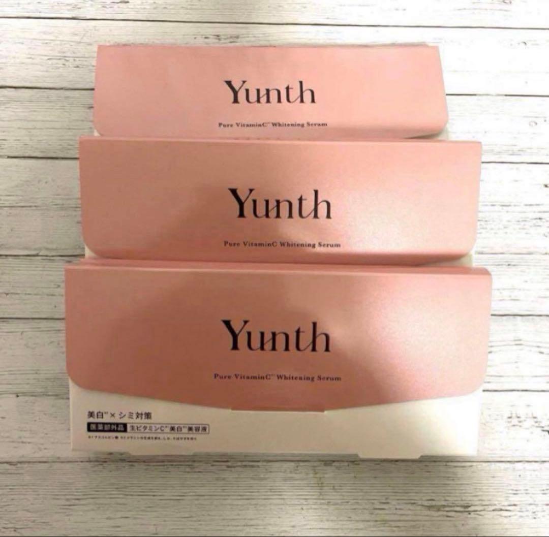 Yunth Pure Vitamin C 生ビタミンC 3箱セット